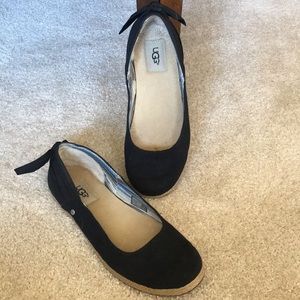 Ugg canvas flats